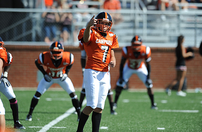 Campbell's Sam Eberwein was one of five PFL student-athletes named to the 2012 FCS ADA Academic All-Star Team.